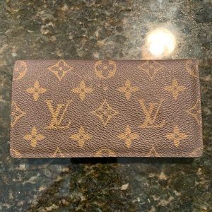 Louis Vuitton checkbook cover